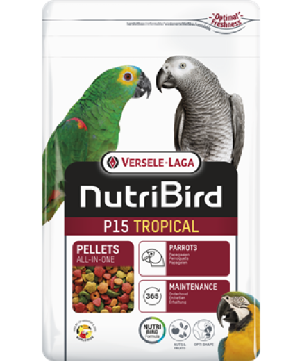 Versele-Laga NutriBird P15 Tropical Maintenance Pellets 3kg